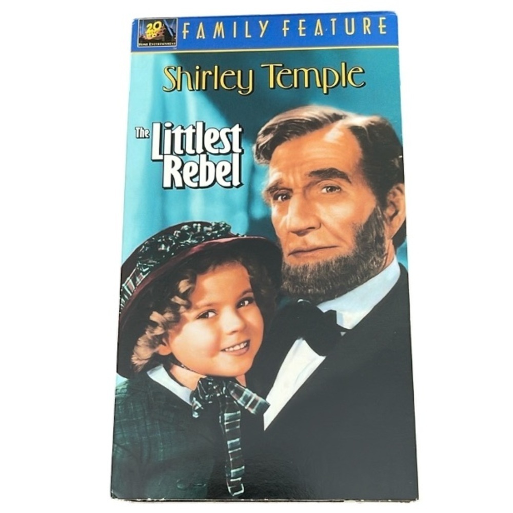 6/$25 VHS Shirley Temple The Littlest Rebel Movie Civil War 1935 Musical